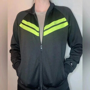 Nike Zip Up Track Jacket Size Medium (Tagged XL) Gray